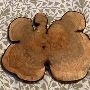 Natural juniper Wood Butterfly-Shaped tray
